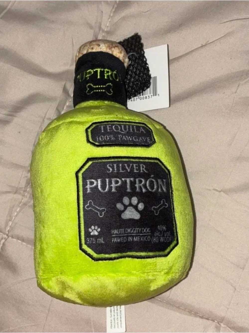 N/A green plush